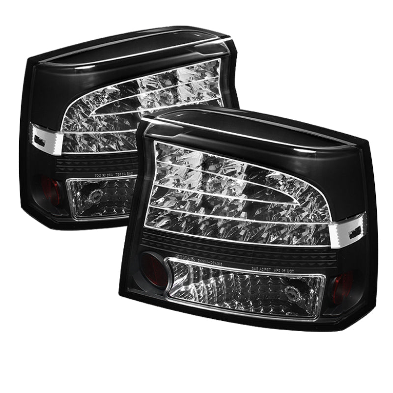 Spyder 5031662 fits Dodge 09-10 Charger LED Tail Lights Black ALT-YD-DCH09-LED-
