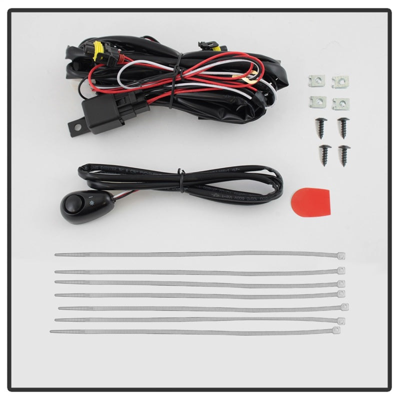 Spyder 5085405 fits Ford 17-18 Fusion OEM Fog Lights w/ Switch & Cover - Clear