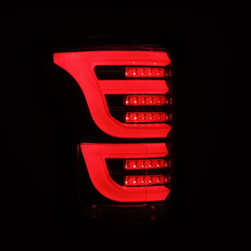 AlphaRex 652030 15-20 fits Ford F150 Luxx-Series LED Tail Lights Alpha-Black