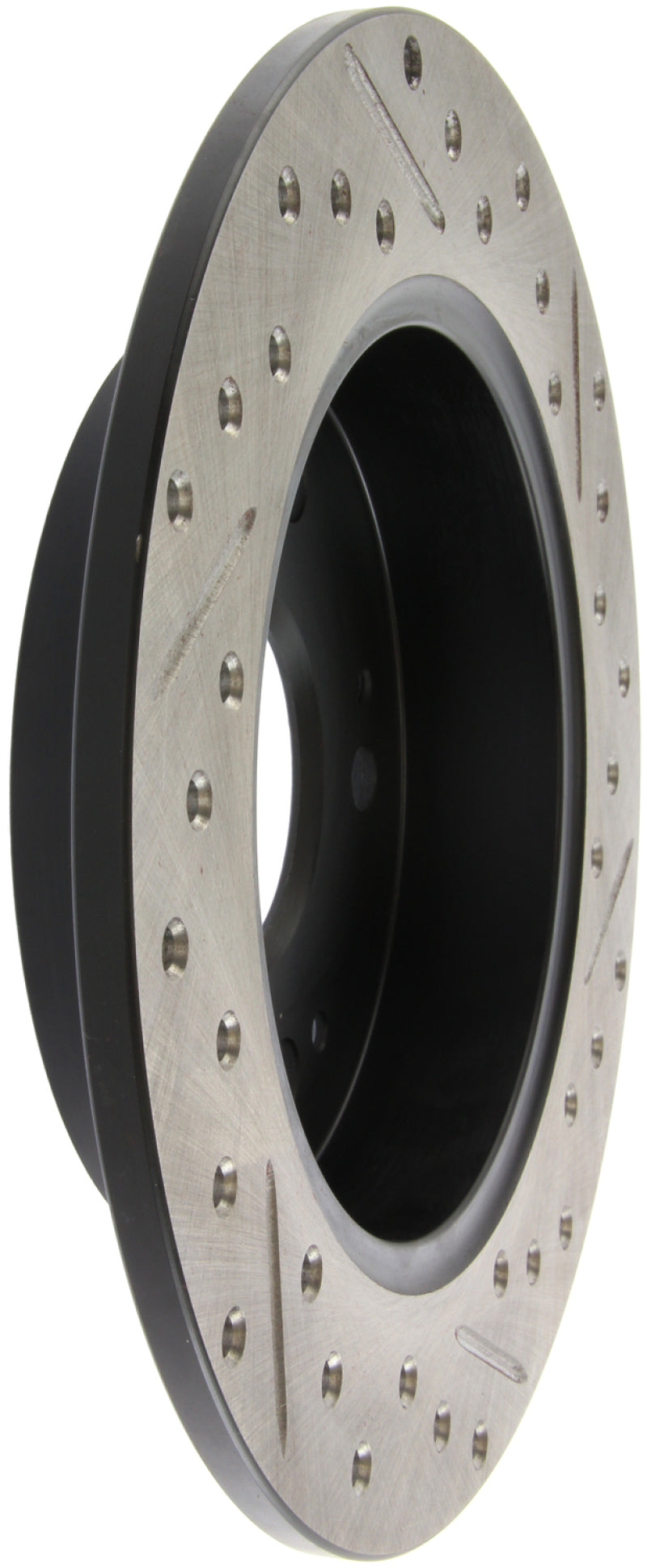 Stoptech 127.40040R 06-09 fits Honda Civic Ex/Si Slotted & Drilled Right Rear Rotor