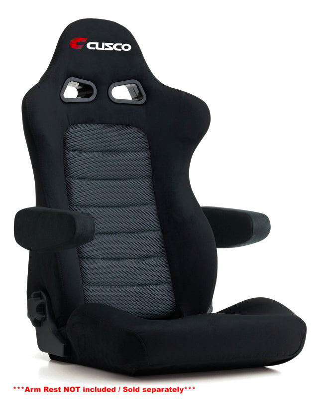 Cusco BRD-E54ACN Bride Euroster II Cruz Armrest Option Black Fireproof Material
