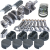 Eagle 16040125 fits Ford 289/302 3.400in Crank 5.400in I-Beam Rods -16cc 4.125in Pistons Rotating Assembly