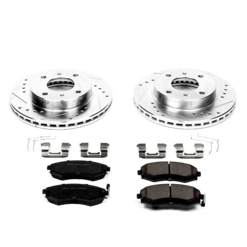 PowerStop K656 fits Infiniti 91-96 G20 Front Z23 Evolution Sport Brake Kit