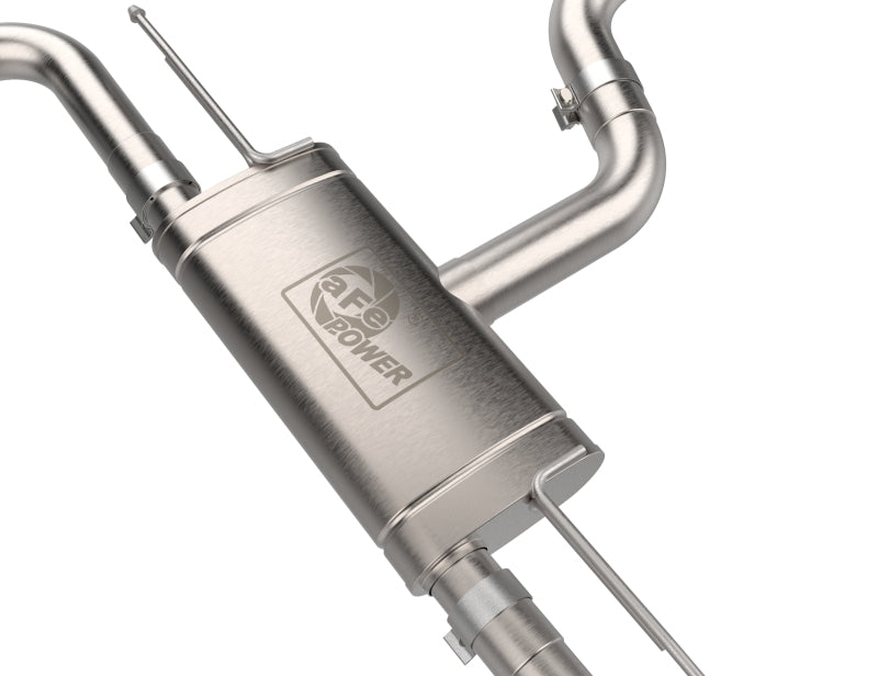 aFe 49-36454-C 22-24 Volkswagen GTI MACH Force-Xp 3 to 2-1/2 IN Stainless Steel Cat-Back Exhaust w/Carbon Tips