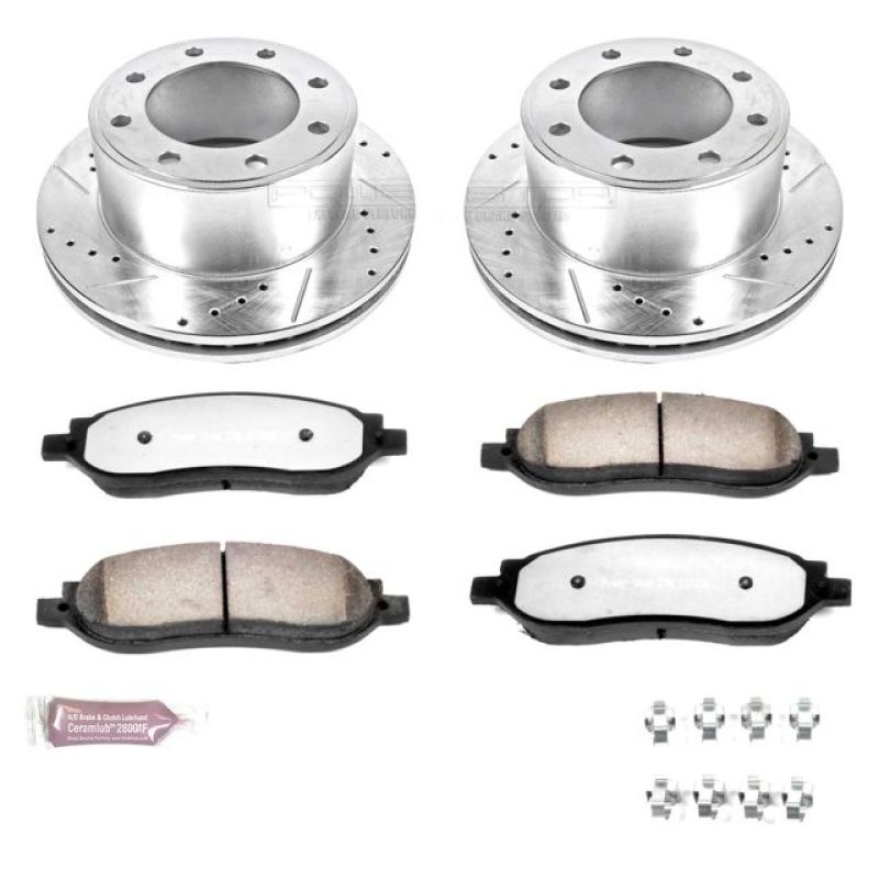 PowerStop K1799 36 05 fits Ford F-250 Super Duty Rear Z36 Truck & Tow Brake Kit