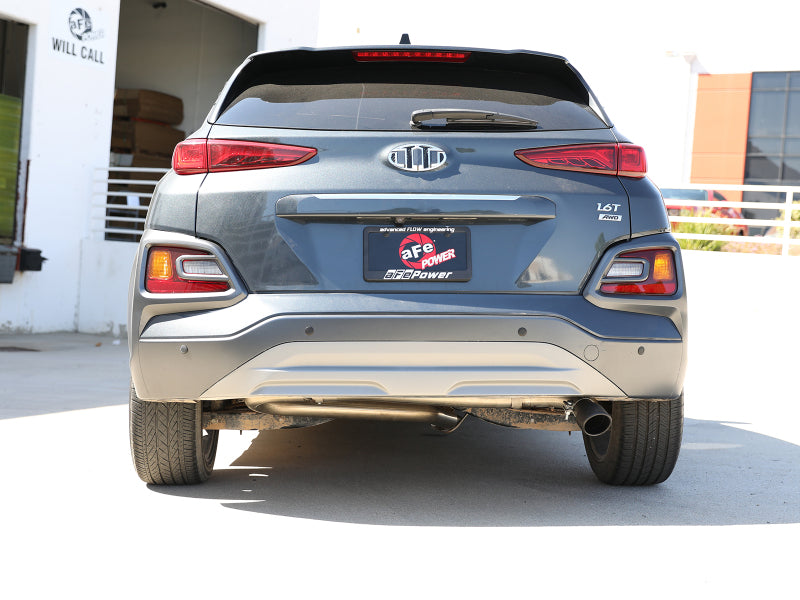 AFE 49-37017NM-B 2.5in 304 SS Axle-Back Exhaust w/o Muffler w/BlackTips 18-22