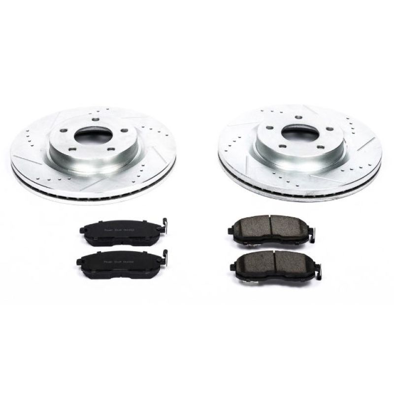 PowerStop K241 fits Nissan 07-13 Altima Front Z23 Evolution Sport Brake Kit
