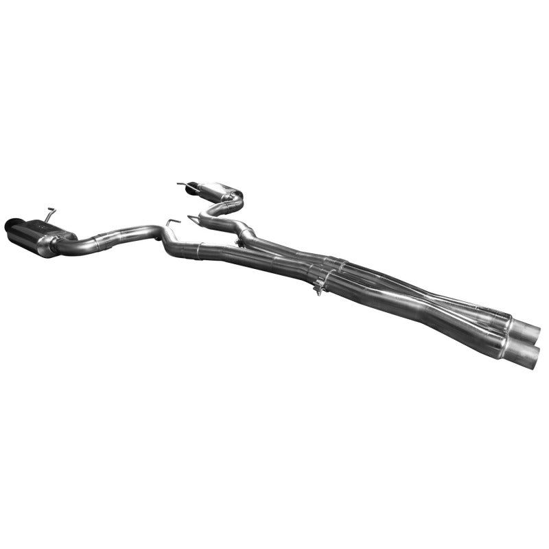 Kooks 11514111 15+ Mustang 5.0L 4V Convertible 3in Cat-Back w/ X-Pipe 4in Slash Cut Black Tips Exhaust