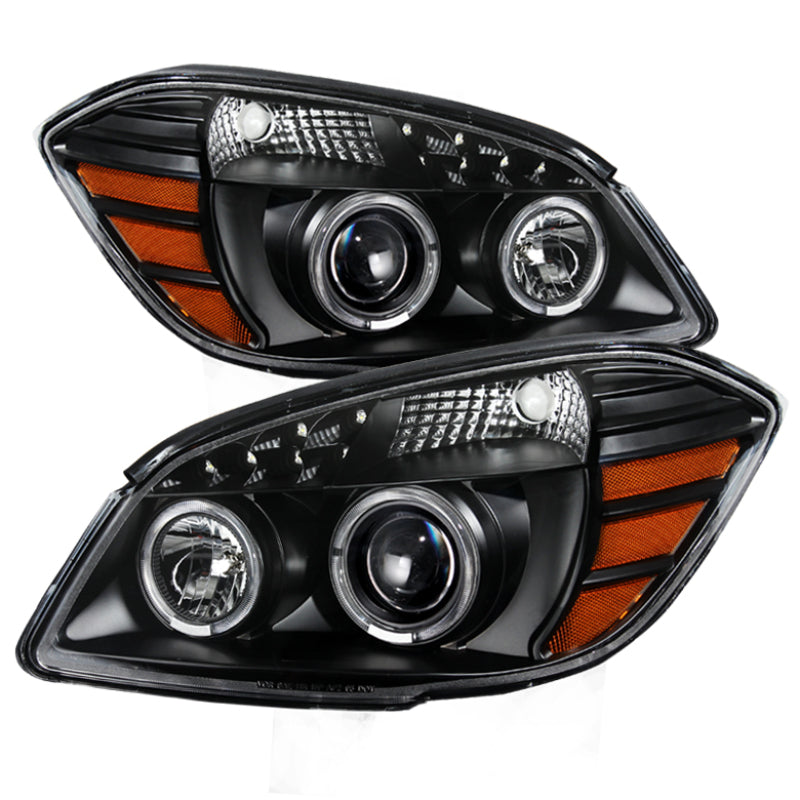 9027765 Xtune fits Chevy 05-10 Cobalt Halo Projector Headlights Black PRO-JH-C