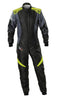 OMP KA0-1732-A01-178-50 KS-2X ART SUIT FIA 8877-2022 BLACK / FLUO YELLOW SZ 50