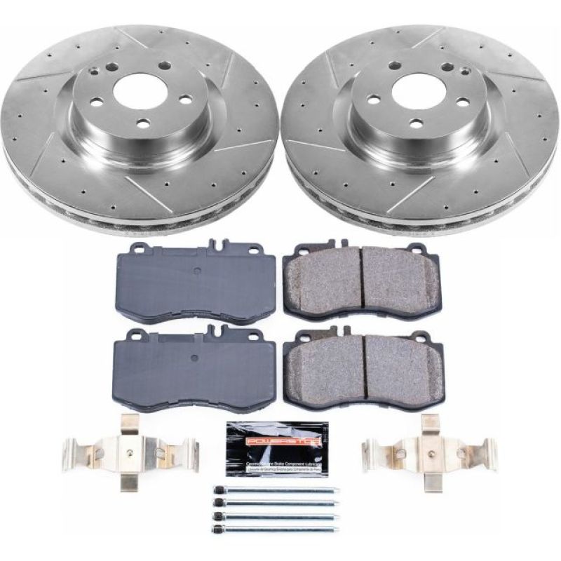 PowerStop fits Mercedes-Benz 10-16 E350 Front Z23 Evolution Sport Brake Kit