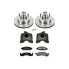 Power Stop KCOE1766 87-93 fits Ford F-150 Front Autospecialty Kit w/Cals