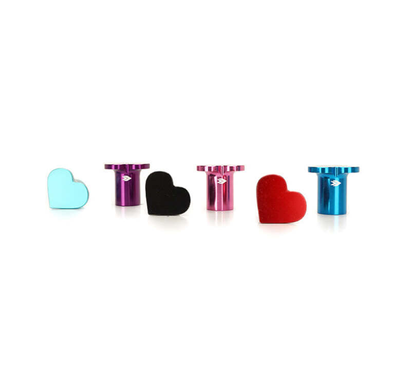 NRG DB-H003PP Drift Button Heart Shape fits Honda - Purple