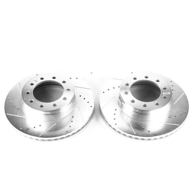 PowerStop AR85189XPR fits Ford F-550 Super Duty Front Drilled/Slotted Rotor Pair