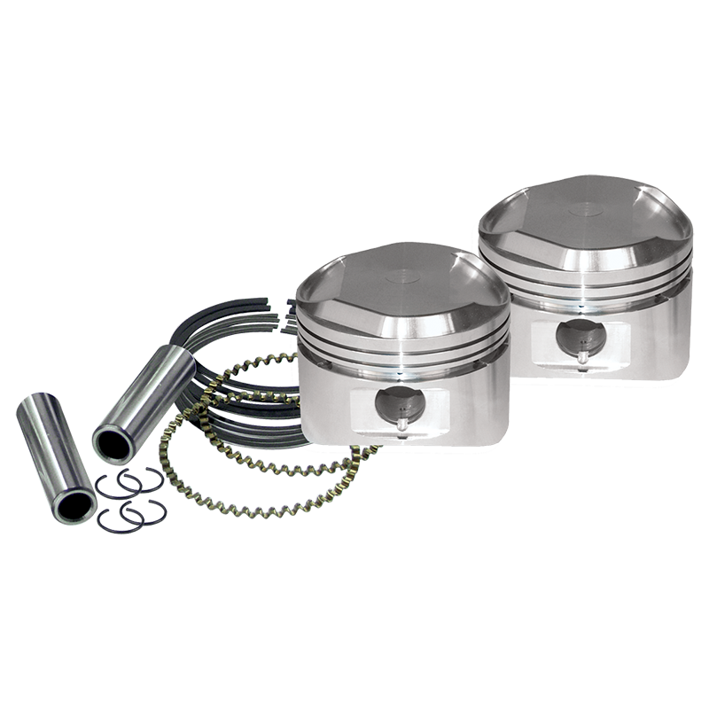 S&S Cycle 92-2018 84-99 BT 89in High Compression Stroker Pistons - .020in