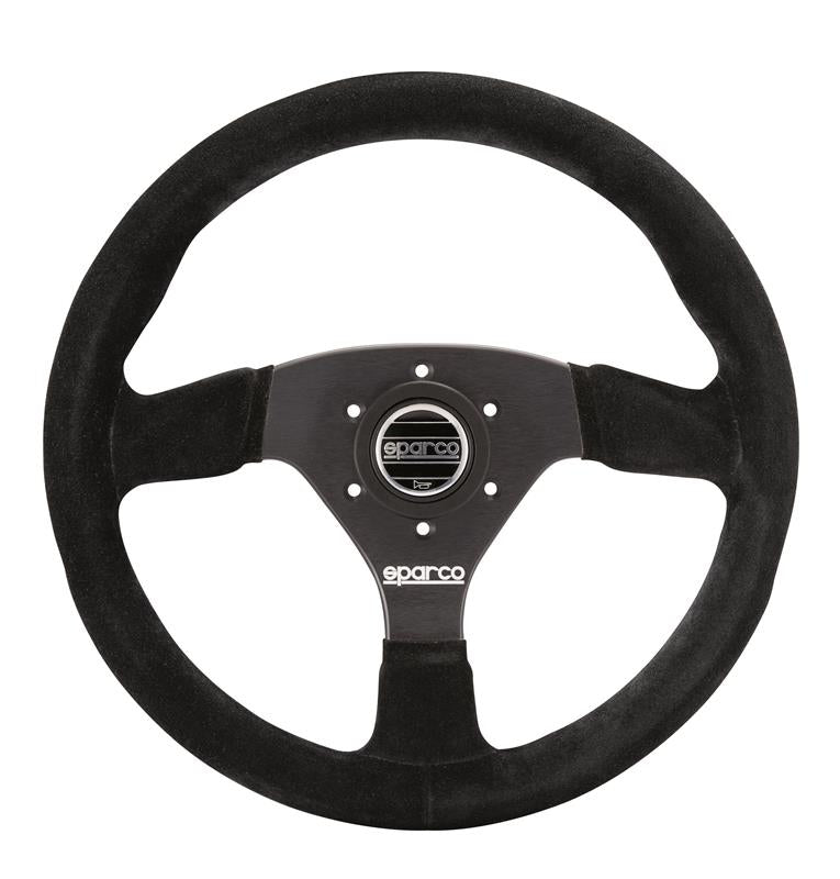 SPARCO 015R383PSN Sparco Steering Wheel 383 Suede Black