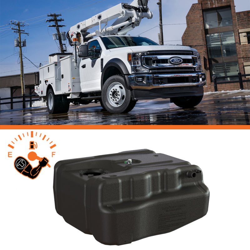 fits Titan Fuel Tanks 4020217 17-22 Ford F-350/F-450/F-550 40 Gallon After-Axle Auxiliary Fuel Tank System