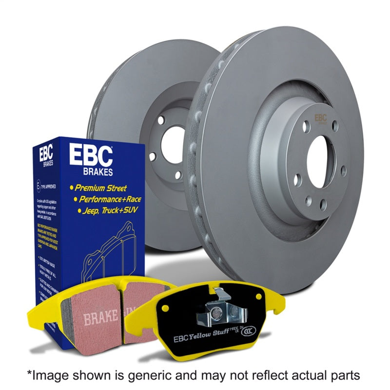 EBC S13KF1585 S13 Kits Yellowstuff Pads and RK Rotors