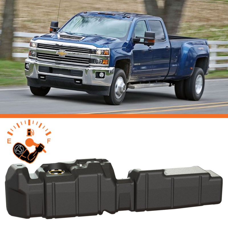 fits Titan Fuel Tanks 7010317 17-19 GM 2500/3500 Duramax Crew Cab Long Bed 66 Gallon XXL Mid-Ship Fuel Tank