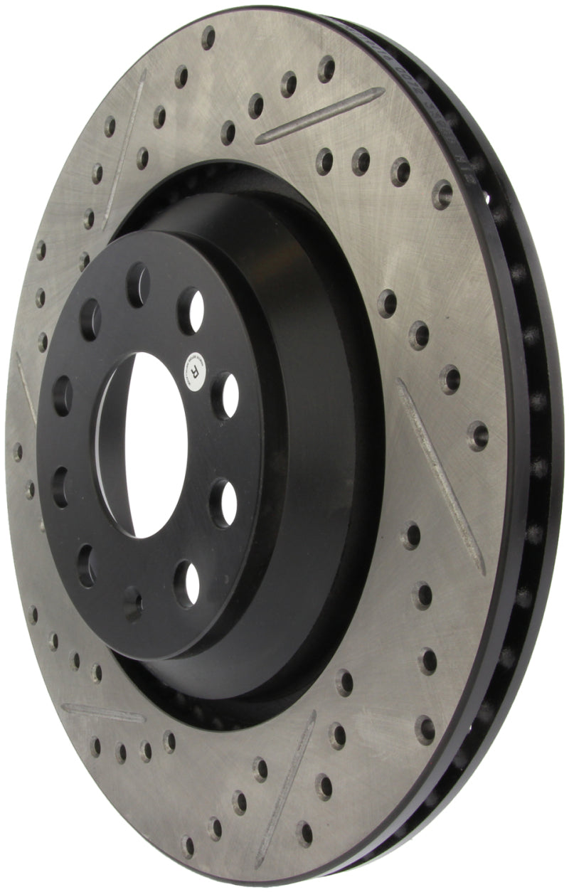 Stoptech 127.33113R 09 VW Passat CC / 06-09 Passat Slotted & Drilled Right Rear Rotor