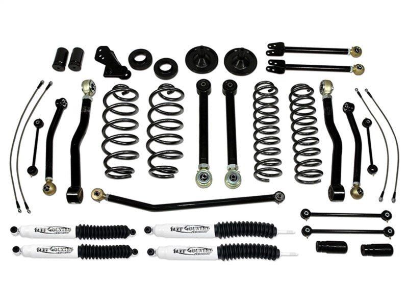Tuff Country 44002KN 07-18 fits Jeep Wrangler JK 4in Performance Lift Kit EZ-Flex (SX8000 Shocks)