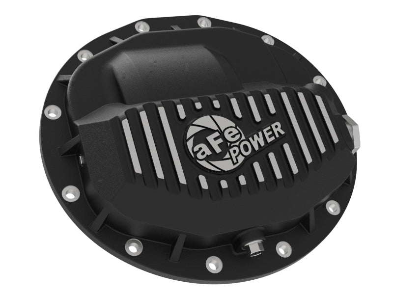 AFE 46-70402 Pro Series Rear Differential Cover Black w/ Machined Fins 13-18 fi