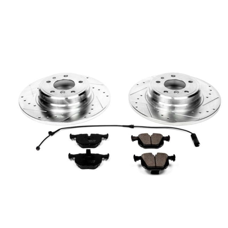 PowerStop K5711 1995 fits BMW 740i Rear Z23 Evolution Sport Brake Kit
