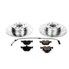 PowerStop K5711 1995 fits BMW 740i Rear Z23 Evolution Sport Brake Kit
