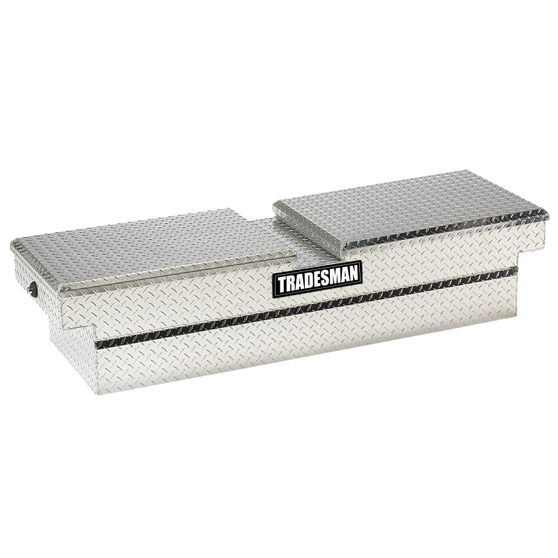 Tradesman 9150PB Aluminum Gull Wing Cross Bed Truck Tool Box w/Push Button (70in.) - Brite