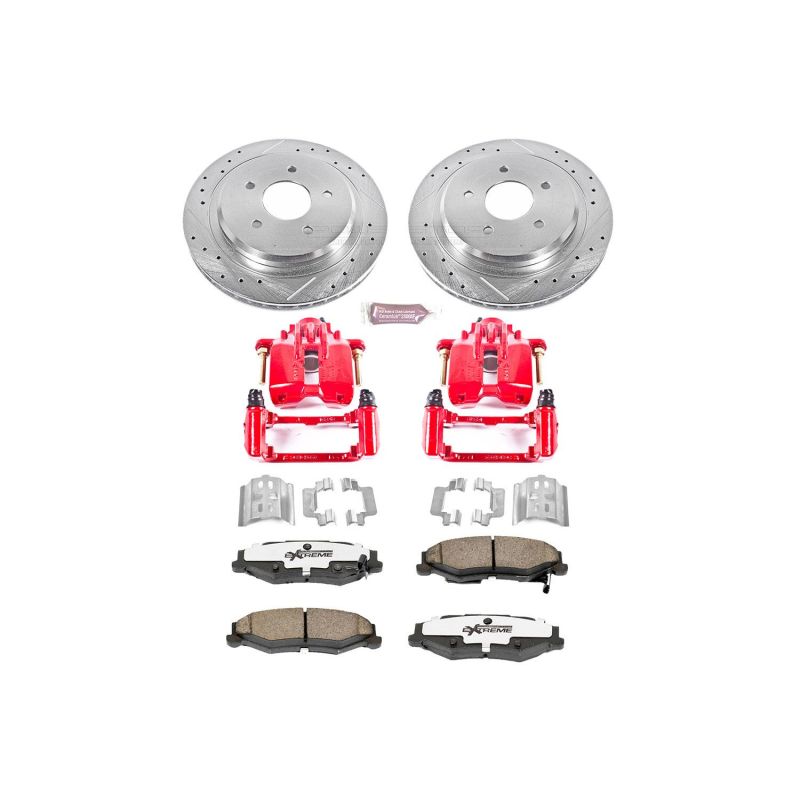 PowerStop KC1563 fits Cadillac XLR Rear Z26 Street Warrior Brake Kit w/Calipers