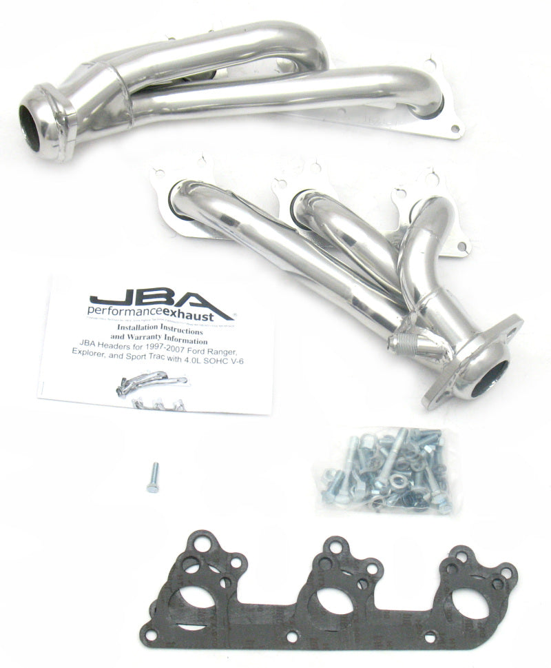 JBA 1674S-1JS fits Ford 97-11 Ranger 4.0L OHC w/Driver Side EGR 1-1/2in Primary Silver Ctd Cat4Ward Header