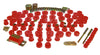 Prothane 40360 fits Chevy 55-57 All Models Total Kit - Red