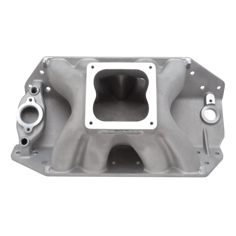 Edelbrock 28001 Manifold Big Victor II BBC w/ Edelbrock Profiler or Dart Big Chief Heads Dominator Flange