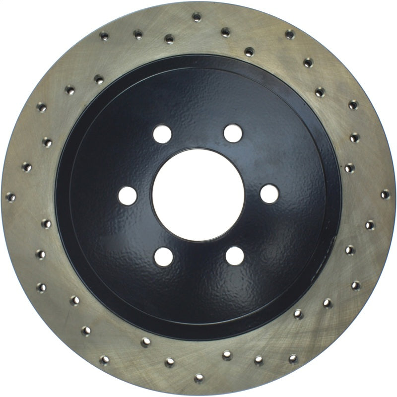 Stoptech 128.63037CL 92-02 Dodge Viper Drilled Rear Left Cryo Rotor