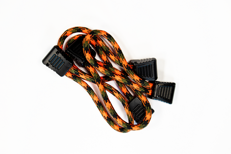 Fishbone Offroad FB51279-J Paracord Zipper Pulls 5 Pcs Orange Camo