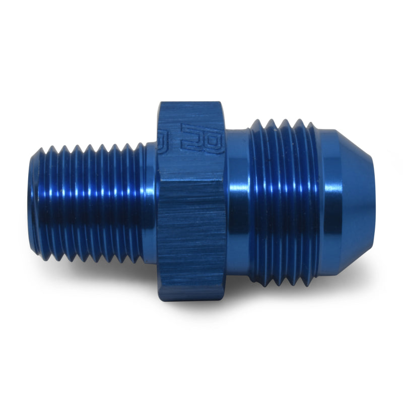 Russell 660468 Performance -6 AN to 3/8in NPT Straight Flare to Pipe (Blue) (25 pcs.)