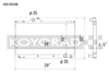 Koyo VH010934N rad fits Lexus IS300 (Manual Transmission) Racing Radiator