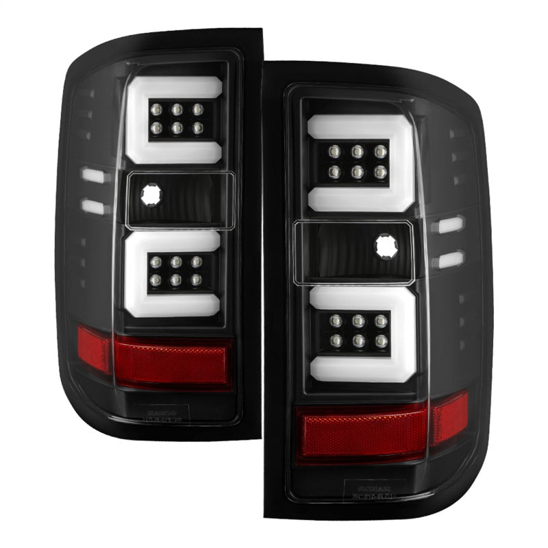 SPYDER 5085856 fits Chevy 1500 14-16 Light Bar LED Tail Lights All Blk