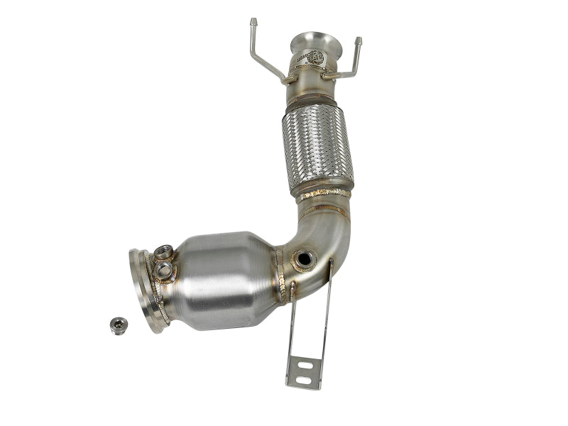AFE 48-36322-HC d Steel Street Series Down-Pipe 14-19 MINI Cooper S L4-2.0L (t)