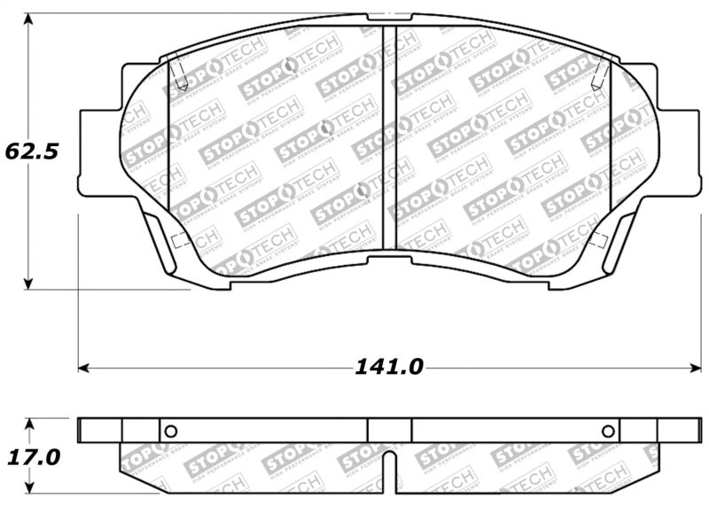 Stoptech 309.0476 Performance Brake Pads