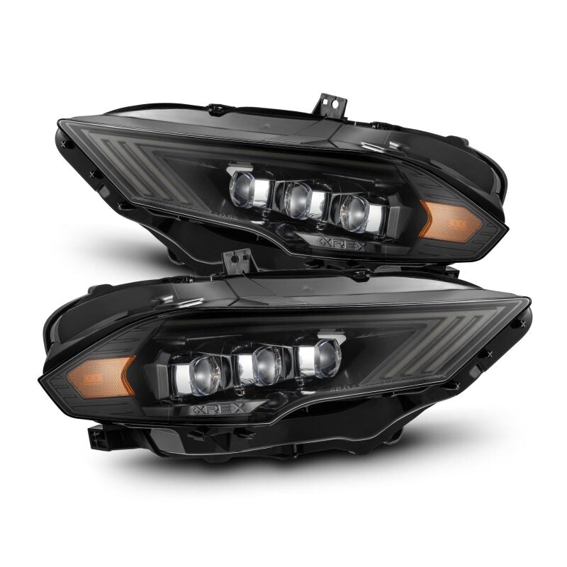 AlphaRex 880257 18-22 fits Ford Mustang NOVA-Series LED Projector Headlights