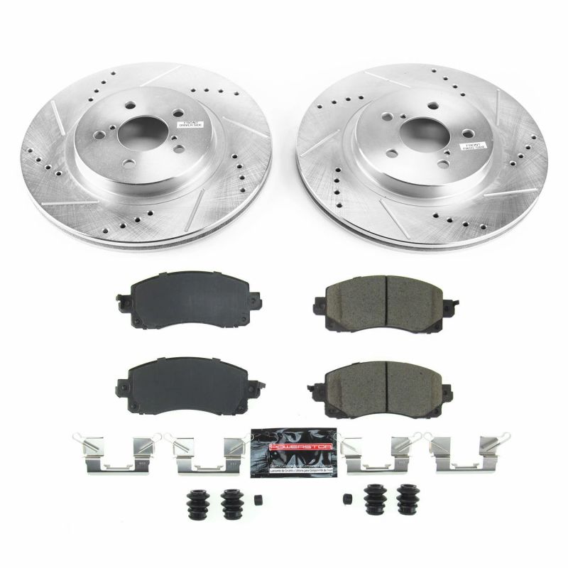 PowerStop K7892 fits Subaru 18-19 Crosstrek Front Z23 Evolution Sport Brake Kit