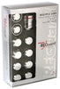 Project Kics WRE0600 21/22HEX Chrome Bull Lock Re Guard 14X1.50 - Set of 16 + 4