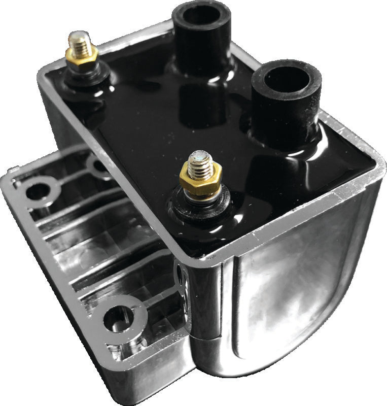 Twin Power 210535 fits 65-79 Big Twin and XL Ignition Coil Chrome Replaces H-D