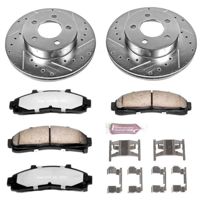 PowerStop K1860-36 95-01 fits Ford Explorer Front Z36 Truck & Tow Brake Kit