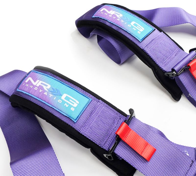 NRG SBH-B6PCPP SBH-B6PCPP SFI 16.1 5Pt 3 Inch Seat Belt Harness with Pads / Cam