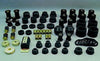 Prothane 7-2015-BL 65-70 fits Chevy 2dr Hard Top Total Kit - Black