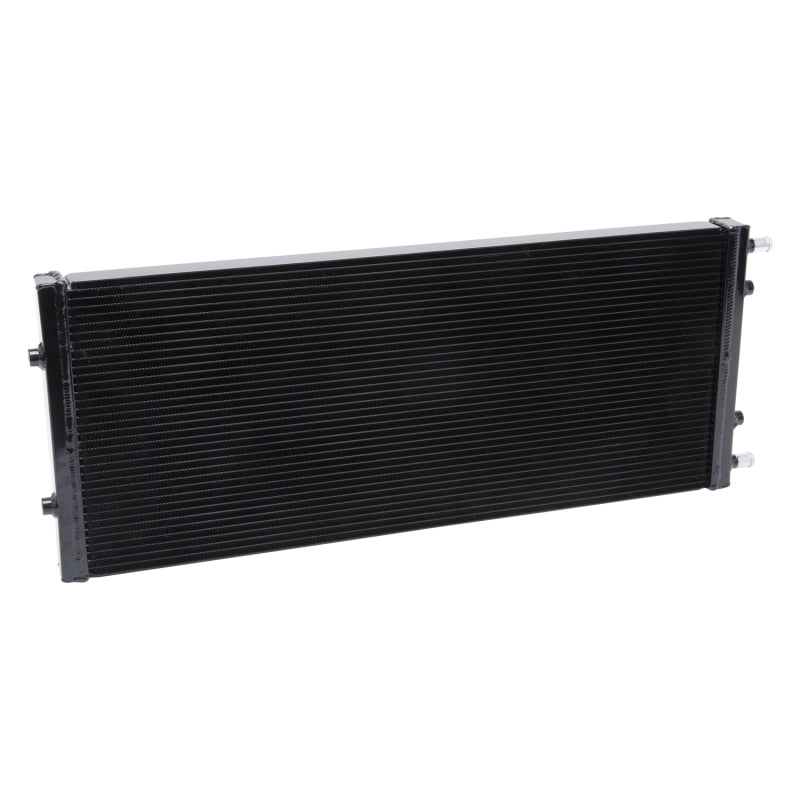 Edelbrock 15408 Heat Exchanger Dual Pass Single Row 55 000 Btu/Hr 34In W X 14In H X 2 25In D Black