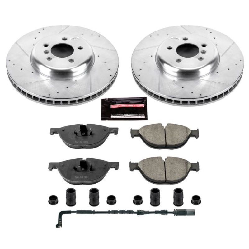 Power Stop K6012 2009 fits BMW 750i Front Z23 Evolution Brake Kit