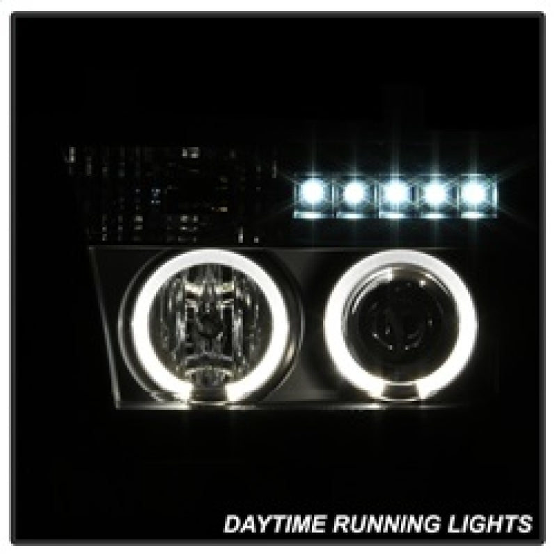 Spyder 5012029 fits Toyota 07-13 Tundra 3 Projector Headlights LED Halo LED Blk